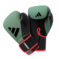 Gants de Kickboxing Adidas Combat 50 Vert Armée 8 oz