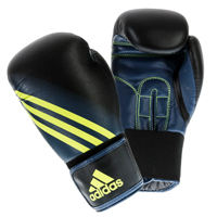 Adidas Speed 100 Gants de Boxe Noir/Jaune 10oz