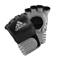 Adidas Ultimate MMA Handschoenen Zwart/Zilver Small