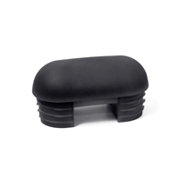 BodyCraft 40x80 mm Oval Plug Schwarz