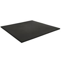 Granuflex Fitnessplatte 20 mm 100x100 cm Schwarz Premium