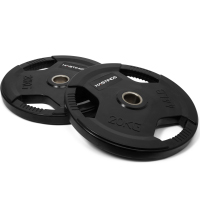 Hastings Rubber Olympic Tri-Grip Plate Set 20 kg