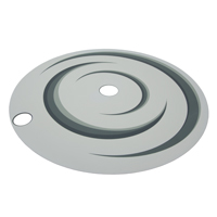 Infiniti VG Disc-Cover-Aufkleber Weiß-Grau