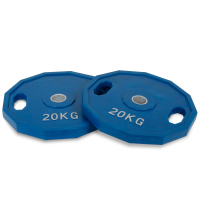 20 kg Gummi Olympisches Scheibenset