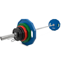 Newton Fitness OP-100 Rubber Coated Olympic Plate Set