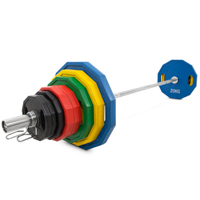 Newton Fitness OP-140 Rubber Coated Olympic Plate Set