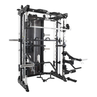 Pivot Fitness FSM-400 Functional Smith Machine Black - Full Options