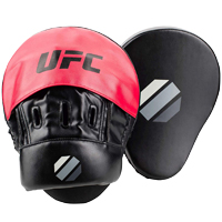 UFC Contender MMA Curved Focus Pads Handpads Noir/Rouge