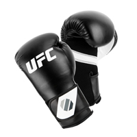 UFC Training (Kick)bokshandschoenen Zwart/Wit 6oz